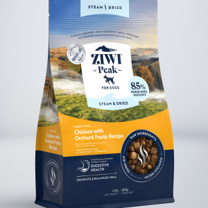 Steam & Dried Cage-free Chicken with Orchard Fruits Recipe for dogs